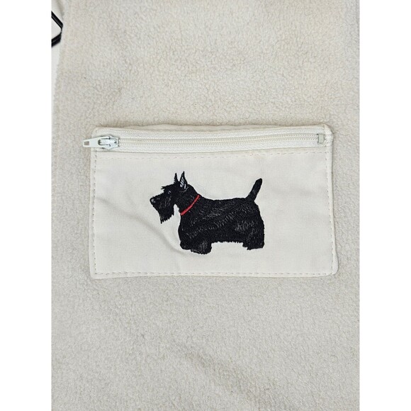 Your Breed Scottie Scottish Terrier Dog Embroidered White Beanie & Scarf Set - Picture 2 of 10